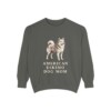 American Eskimo Dog Mom Sweatshirt, Pepper, front view