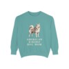 American Eskimo Dog Mom Sweatshirt, Seafoam, front view