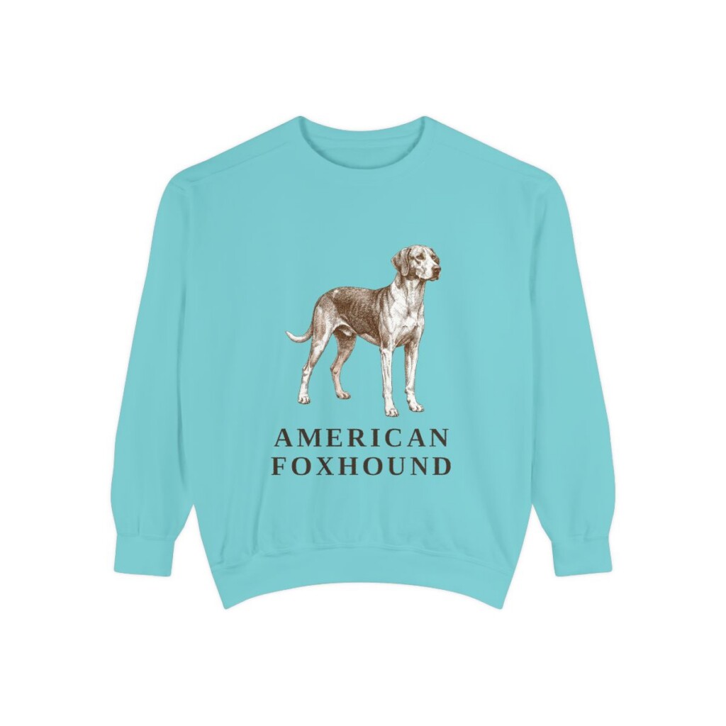 American Foxhound Sweatshirt, Chalky Mint, front view