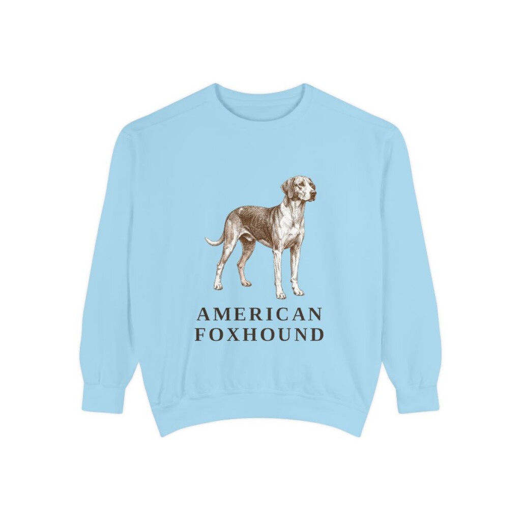 American Foxhound Sweatshirt, Chambray, front view