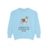 american-foxhound-sweatshirt-dad-chambray American Foxhound Dad Sweatshirt, Chambray, front view