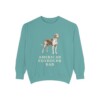 american-foxhound-sweatshirt-dad-seafoam American Foxhound Dad Sweatshirt, Seafoam, front view