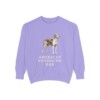 american-foxhound-sweatshirt-dad-violet American Foxhound Dad Sweatshirt, Violet, front view
