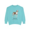 American Foxhound Latin Sweatshirt, Chalky Mint, front view