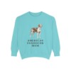 American Foxhound Mom Sweatshirt, Chalky Mint, front view
