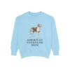 American Foxhound Mom Sweatshirt, Chambray, front view