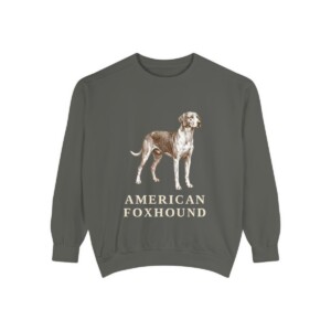 American Foxhound Sweatshirt, Pepper, front view