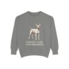 American Hairless Terrier Humor Sweatshirt, Grey, front view