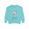 American Hairless Terrier Latin Sweatshirt, Chalky Mint, front view