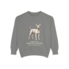 American Hairless Terrier Latin Sweatshirt, Grey, front view