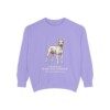 American Hairless Terrier Latin Sweatshirt, Violet, front view