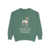 American Hairless Terrier Sweatshirt, Light Green, front view