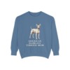 american-hairless-terrier-sweatshirt-mom-blue-jean American Hairless Terrier Mom Sweatshirt, Blue Jean, front view