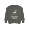 American Hairless Terrier Sweatshirt, Pepper, front view
