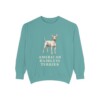 American Hairless Terrier Sweatshirt, Seafoam, front view