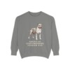 american-staffordshire-terrier-sweatshirt-dad-grey American Staffordshire Terrier Dad Sweatshirt, Grey, front view