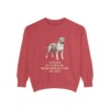 American Staffordshire Terrier Humor Sweatshirt, Crimson, front view