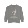 American Staffordshire Terrier Humor Sweatshirt, Grey, front view