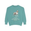 American Staffordshire Terrier Humor Sweatshirt, Seafoam, front view