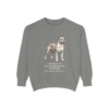 American Staffordshire Terrier Latin Sweatshirt, Grey, front view