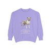 American Staffordshire Terrier Latin Sweatshirt, Violet, front view