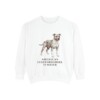 American Staffordshire Terrier Sweatshirt, White, front view