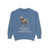American Water Spaniel Dad Sweatshirt, Blue Jean, front view