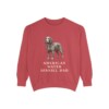 American Water Spaniel Dad Sweatshirt, Crimson, front view