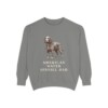 American Water Spaniel Dad Sweatshirt, Grey, front view