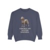 american-water-spaniel-sweatshirt-denim American Water Spaniel Sweatshirt, Denim, front view