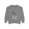 american-water-spaniel-sweatshirt-grey American Water Spaniel Sweatshirt, Grey, front view
