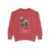 American Water Spaniel Latin Sweatshirt, Crimson, front view