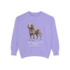 American Water Spaniel Latin Sweatshirt, Violet, front view