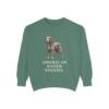 american-water-spaniel-sweatshirt-light-green American Water Spaniel Sweatshirt, Light Green, front view