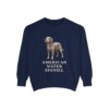 american-water-spaniel-sweatshirt-true-navy American Water Spaniel Sweatshirt, True Navy, front view