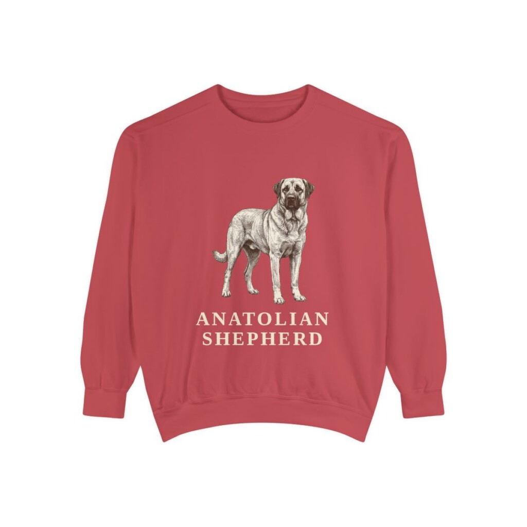 Anatolian Shepherd Sweatshirt, Crimson, front view