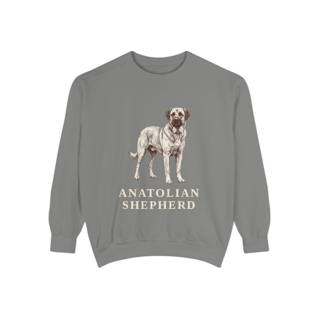 Anatolian Shepherd Sweatshirt, Grey, front view
