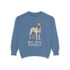 Anatolian Shepherd Humor Sweatshirt, Blue Jean, front view