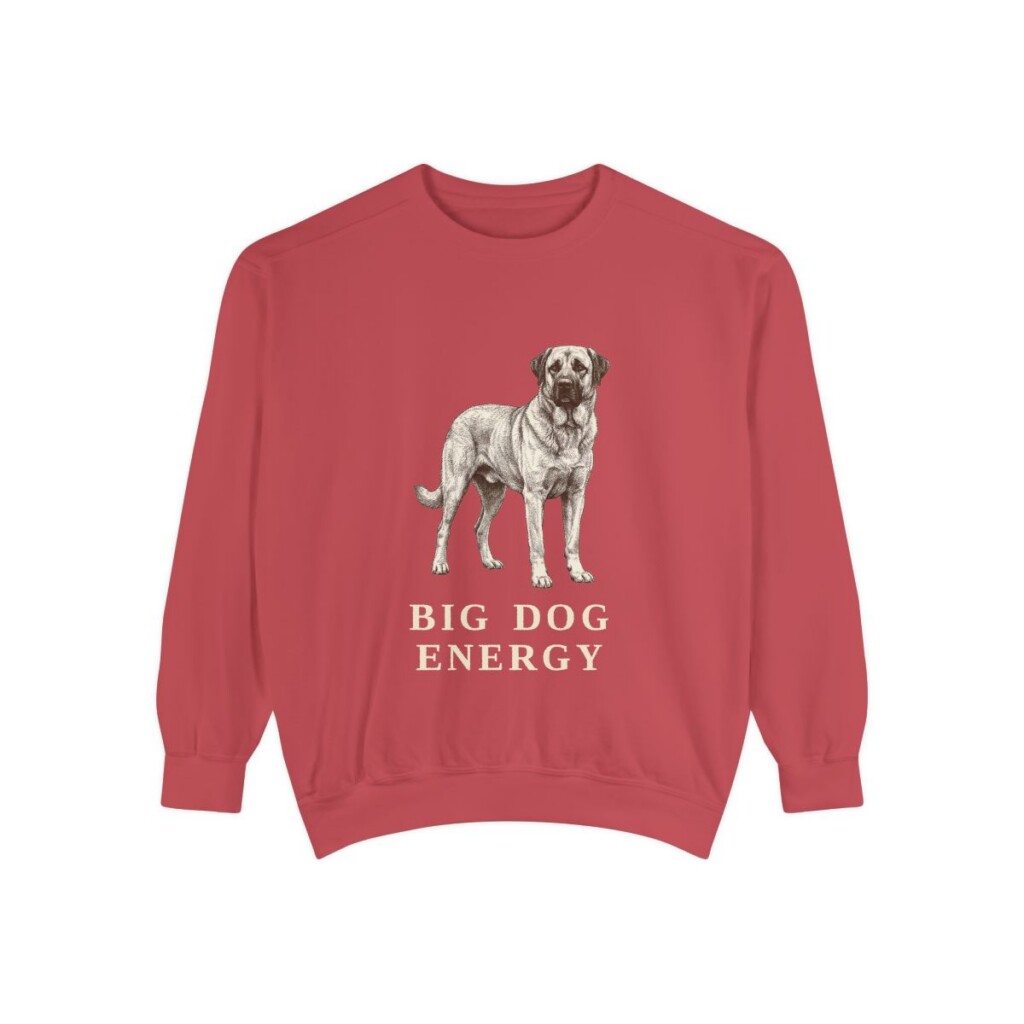 Anatolian Shepherd Humor Sweatshirt, Crimson, front view