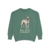 Anatolian Shepherd Humor Sweatshirt, Light Green, front view