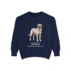 anatolian-shepherd-sweatshirt-latin-true-navy Anatolian Shepherd Latin Sweatshirt, True Navy, front view