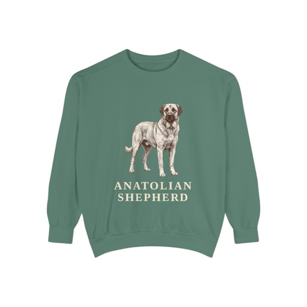 Anatolian Shepherd Sweatshirt, Light Green, front view