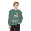 Anatolian Shepherd Sweatshirt, Light Green, person 1 front