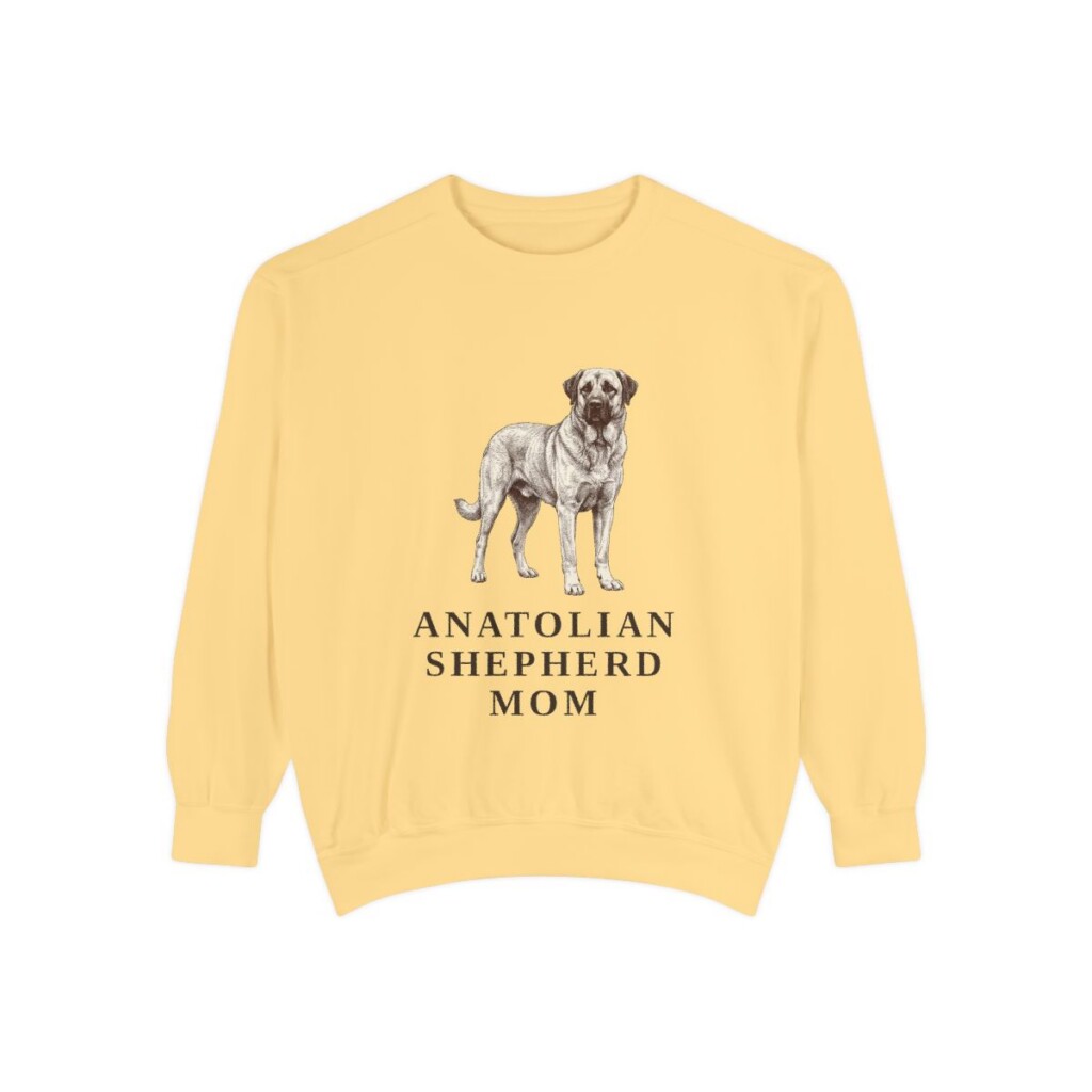 Anatolian Shepherd Mom Sweatshirt, Butter, front view