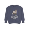Anatolian Shepherd Mom Sweatshirt, Denim, front view