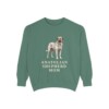Anatolian Shepherd Mom Sweatshirt, Light Green, front view