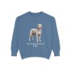 Aussiedoodle Dad Sweatshirt, Blue Jean, front view