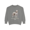 Aussiedoodle Dad Sweatshirt, Grey, front view