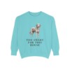 Aussiedoodle Humor Sweatshirt, Chalky Mint, front view
