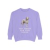 Aussiedoodle Humor Sweatshirt, Violet, front view